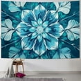 thumbnail image 1 of Chilfamy Tapestry, Hanging Wall Tapestry For Bedroom Dorm Decor - Turquoise Mandala Floral, 1 of 6
