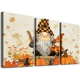 thumbnail image 1 of Chilfamy Thanksgiving Autumn Pumpkin Canvas Wall Art 3 Piece Set for Home Office Decor 12x16x3pcs, 1 of 4