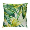 thumbnail image 1 of Chilfamy  Throw Pillow Covers Tropical Watercolor Artistic Modern Green Palm Leaf Decorative Pillow Cases Home Decor Square Summer White Pillowcases 20x20in, 1 of 5