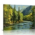 thumbnail image 1 of Chilfamy Trees Canvas Wall Art Prints Ready To Hang Room Home Decor Gifts 16x12in, 1 of 6