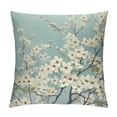 thumbnail image 1 of Chilfamy White Flowers Pillow Covers for Couch Sofa Indoor Outdoor Pillow Case for Bedroom Living Room Decorative Throw Pillowcase 1PC 20x20in, 1 of 5