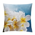 thumbnail image 1 of Chilfamy Yellow Flowers Pillow Covers Square 1PC Indoor Outdoor Pillow Case for Couch Sofa 24x24in, 1 of 5