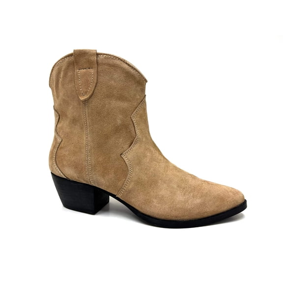 Chili Beige Short Western Bootie