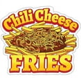 thumbnail image 1 of Chili Cheese Fries 24" Decal Concession Stand Food Truck Sticker, 1 of 2