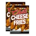 thumbnail image 1 of Chili Cheese Fries (24" X 36") Vinyl Decal Only (Pack of 2) |Sign|Sticker|Poster, 1 of 4