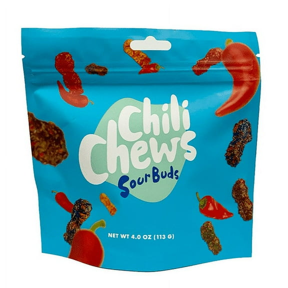 Chili Chews Chili Sour Buds 4 oz (Pack Of 6)