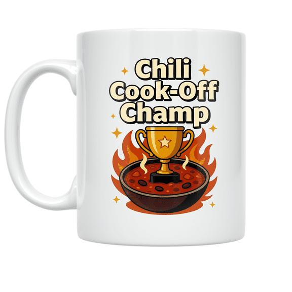 Chili Cook-Off Champ Art - Culinary Competition Enthusiast - 11 oz Ceramic Coffee Mug