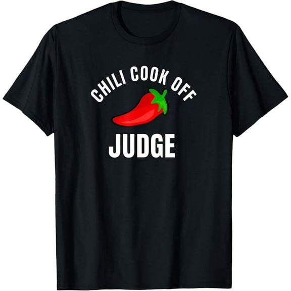 Chili Cook Off Judge Shirt With Red Chili Pepper Graphic T-Shirt100% cotton