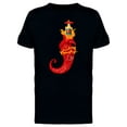 thumbnail image 1 of Chili Doodle Tequila Bottle T-Shirt Men -Image by Shutterstock, Male 3X-Large, 1 of 2