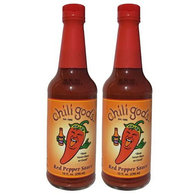 Chili Gods Red Pepper Sauce (Mild) 10 oz. (2 Pack)