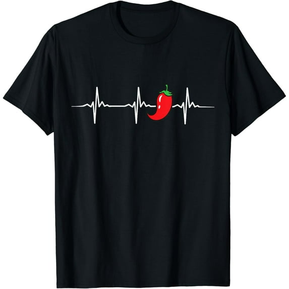 Chili Heartbeat Cute Chili T-Shirt