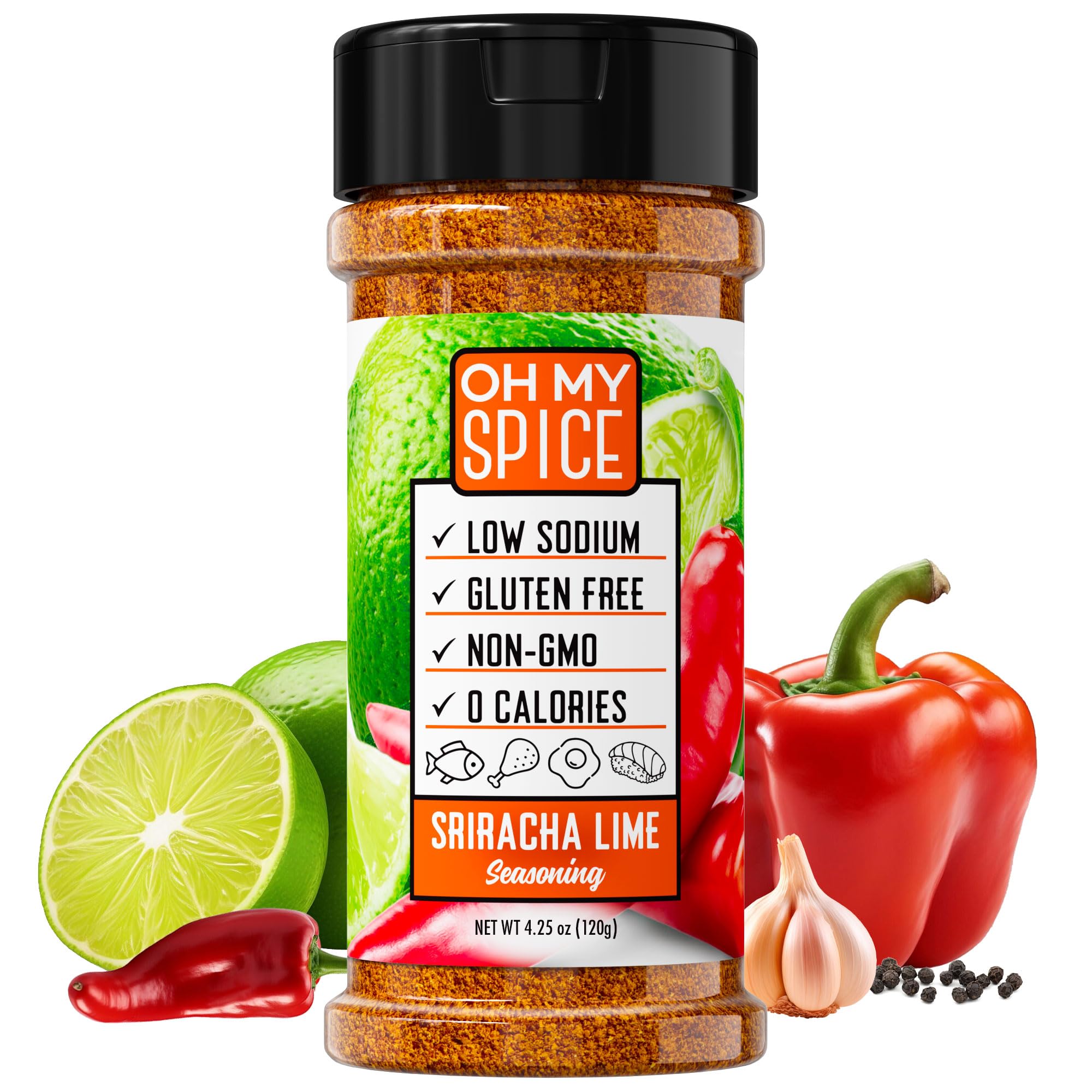 Chili Lime Seasoning MMF7 Chicken, Fish & Salad Dried Sriracha Gluten