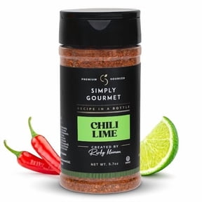 Simply Gourmet Chef-Crafted Premium Spice Blends & Seasonings - Chili Lime Seasoning - All Purpose Spices - 5.7 oz