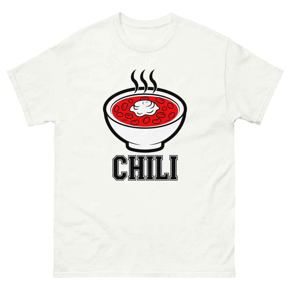 Boote Cartoon Chili Lover Food Image Cartoon T-Shirt - Walmart.com