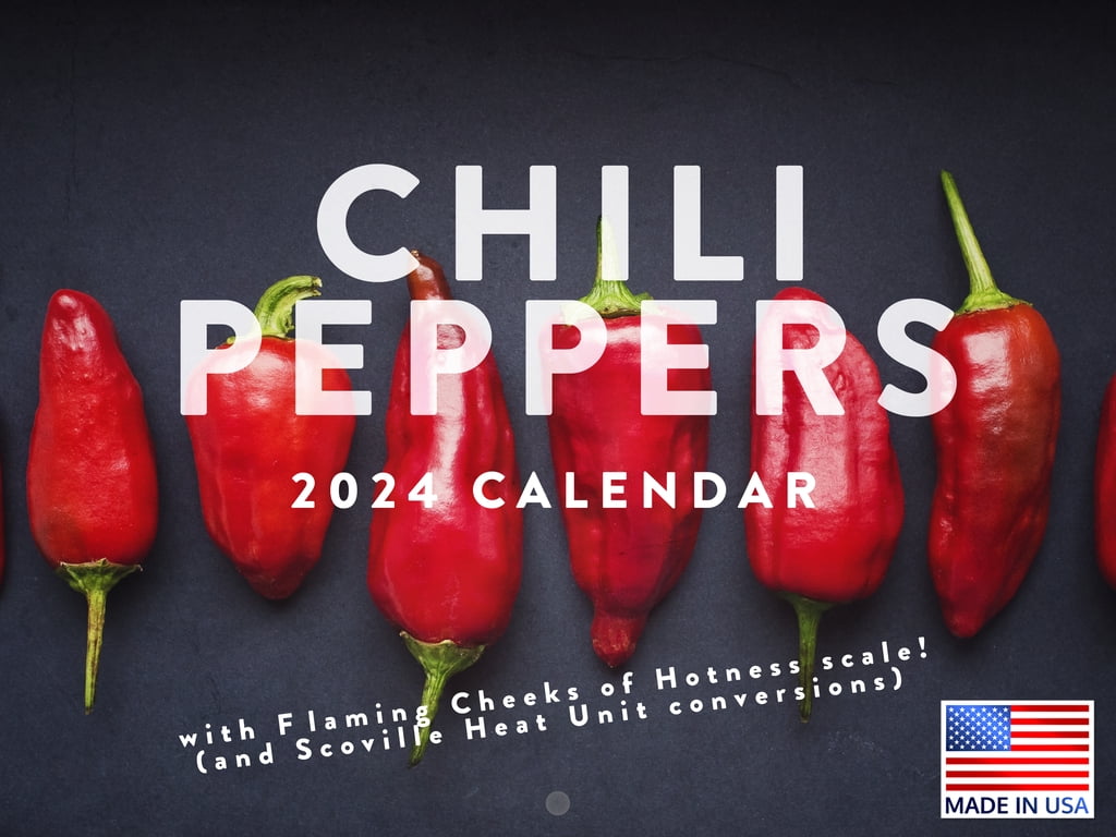 Chili Pepper 2024 Wall Calendar