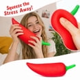 thumbnail image 1 of Chili Pepper Christmas Dumplings Squishy Soft Squeeze Squishy Slow Rising Stress Squishy Toy Squeeze Decompression Doughfor Fun Desktop Decor, 11 Inch, 1 of 7