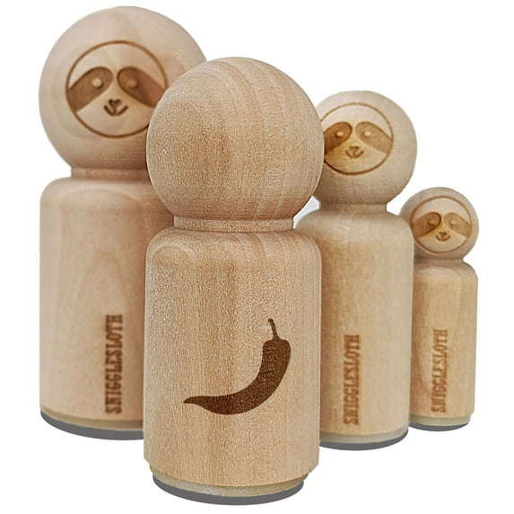 Chili Pepper Southwestern Rubber Stamp for Scrapbooking Crafting Stamping - Medium 1 Inch