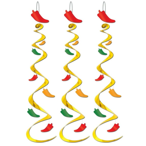 Chili Pepper Whirls Party Supply