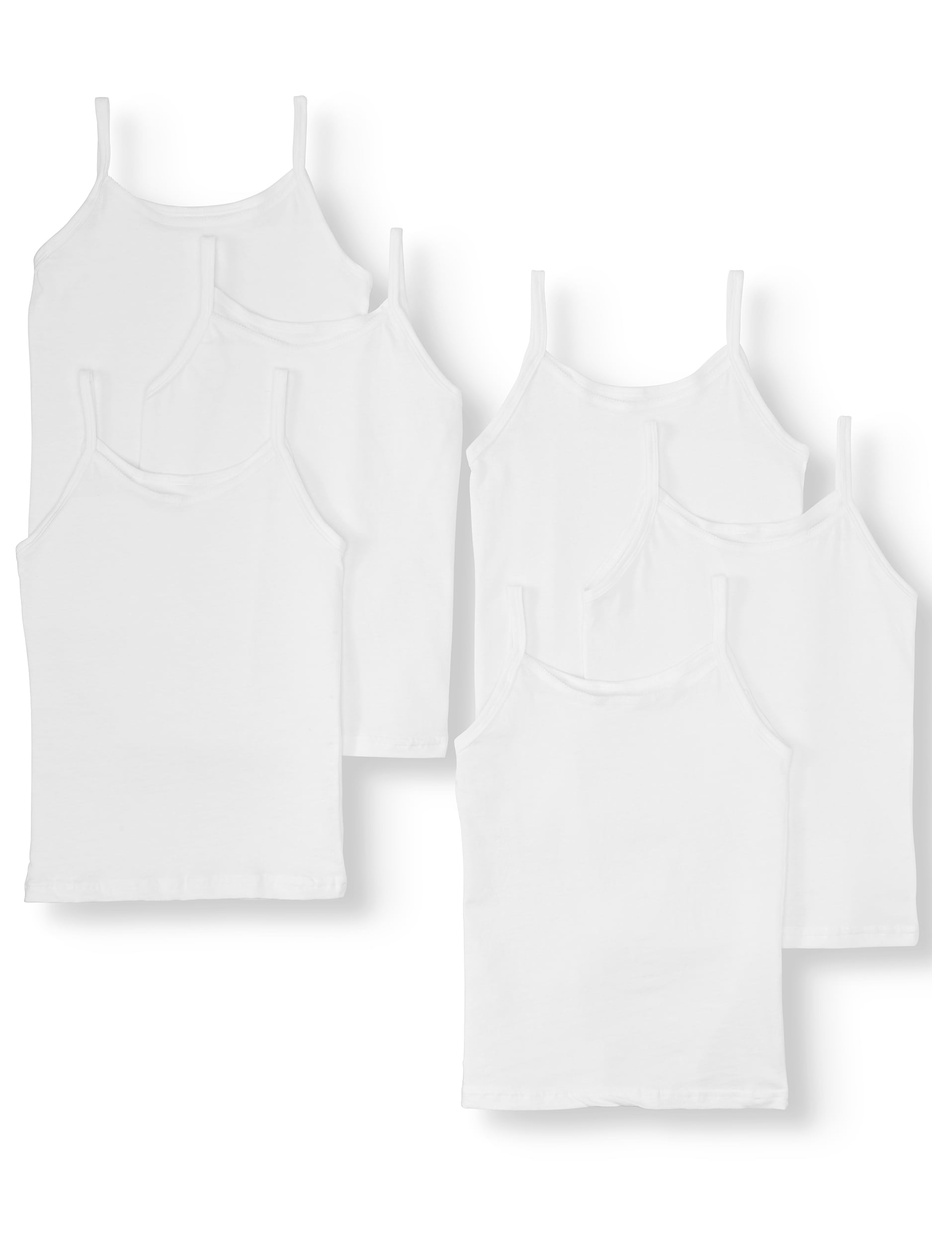 Chili Peppers Girls Camisoles Undershirts, 6-Pack Sizes 4-16 - Walmart.com