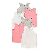 Chili Peppers Girls Tank Tops, 6-Pack, Sizes 4-16