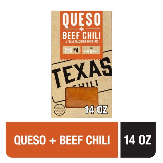 Texas Chili Company Chili & Premium Chile Con Queso 14 oz Refrigerated