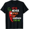 Chili Red Pepper Funny Gift For Hot Spicy Food & Sauce Lover Cotton T