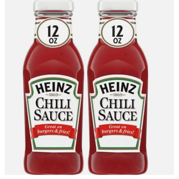 Chili Sauce, 2 Bottles, 12 oz Each
