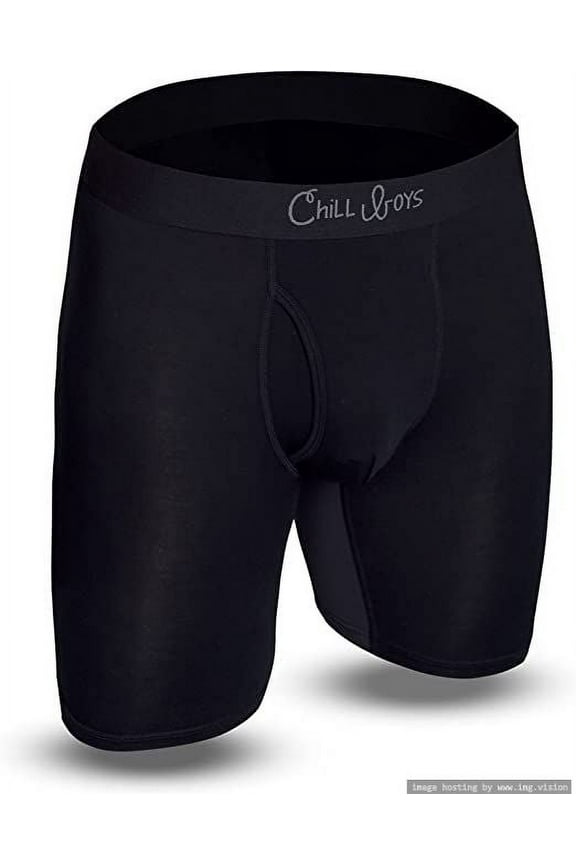 Bamboo Boxer Briefs-Breathable Bamboo Boxers. Soft Anti Chafing Mens Underwear