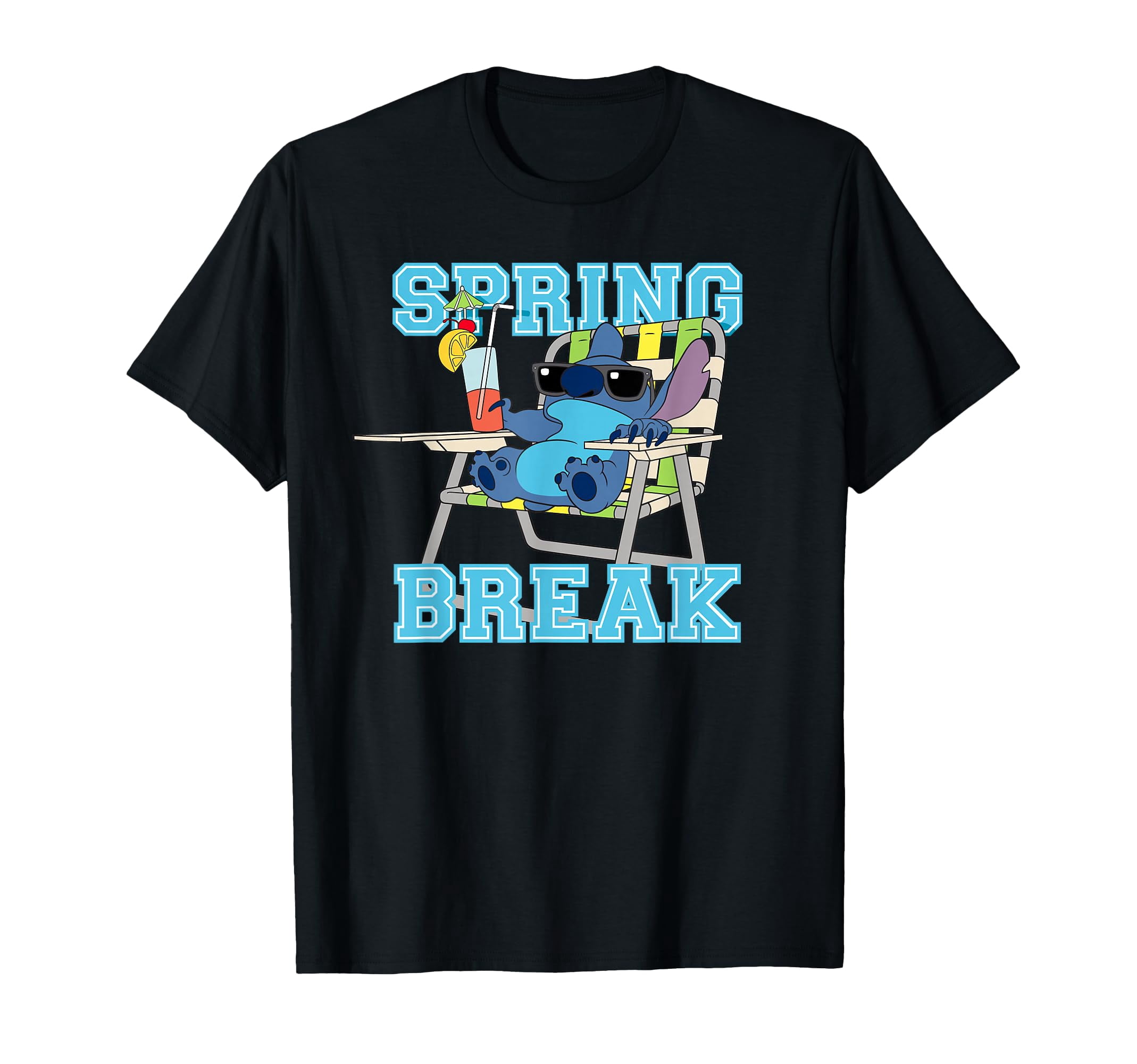Chill Cartoon Character Spring Break T-Shirt for Relaxed Spring Vibes ...