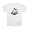 Chill Crocodile Pool Float Funny Summer Relaxation Retro Design T-Shirt ...