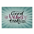 thumbnail image 1 of Chill Cutting Board, Retro Radial Composition Abstract Sunburst Hand Lettering Typography, Decorative Tempered Glass Cutting and Serving Board, Small Size, Teal Black Magenta, by Ambesonne, 1 of 1