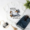 thumbnail image 1 of Chill Duck Life Quote T-Shirt, Sarcastic White Tee for Cool People, 1 of 6