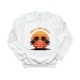 thumbnail image 1 of Chill Enjoy Retro Sunset Palm Tree Summer Vacation Vintage Vibe Relax Sweatshirt, for men & women, up to size 5XL, 1 of 3