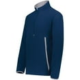 thumbnail image 1 of Augusta Sportswear 6855.065.3XL 0.50 Zip Chill Fleece 2.0 Pullover, Navy - 3XL, 1 of 1