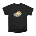 Chill Fried Egg Pool Float Funny Summer Food Character Design T-Shirt ...