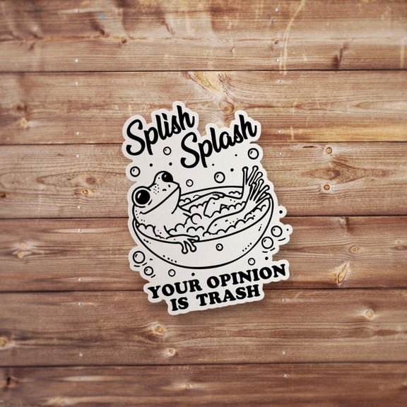 Chill Frog Sticker