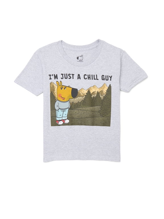 Boys' Graphic Tee with Short Sleeves, Sizes 4-18