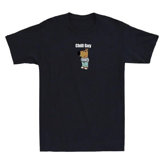 Chill Guy Shirt Funny Chill Guy Dog Meme Humor Quote Men's Short Sleeve T-Shirt