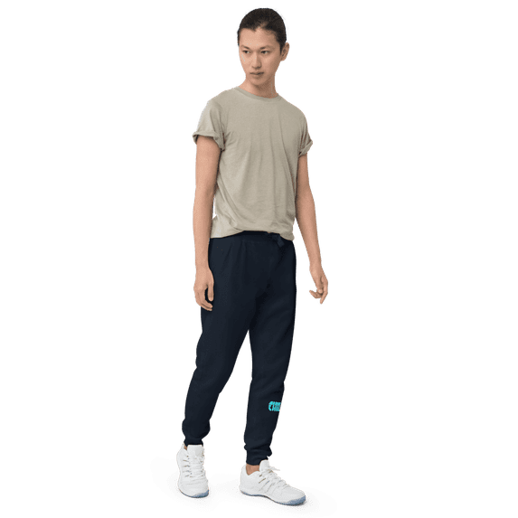 Chill, It's only a test - Unisex fleece sweatpants (Navy Blazer)