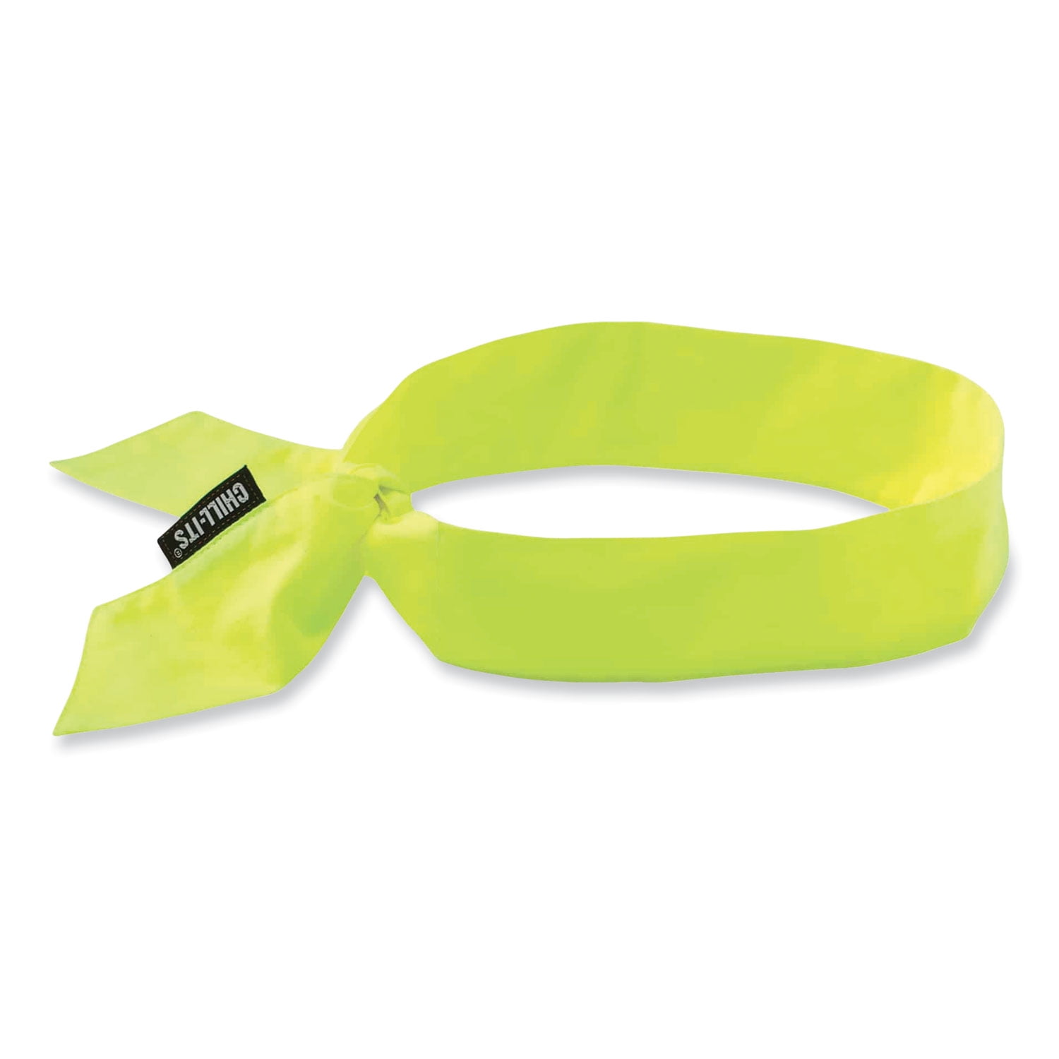 Chill-Its 6700 Cooling Bandana Polymer Tie Headband, One Size Fits Most, Lime, Ships in 1-3 Business Days Chill-Its 6700 Cooling Bandana Polymer Tie Headband, One Size Fits Most, Lime, Ships in 1-3 Business Days