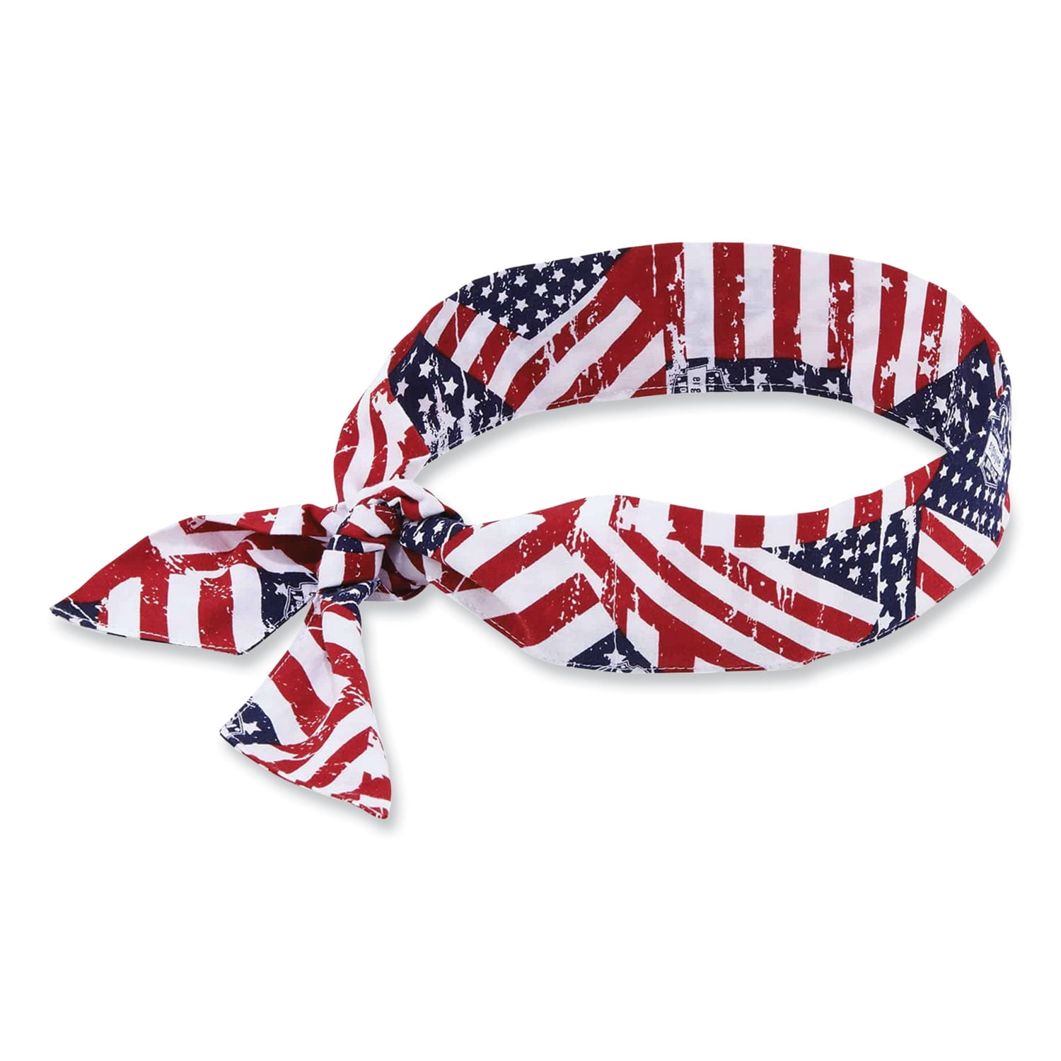 Chill-Its 6700 Cooling Bandana Polymer Tie Headband, One Size Fits Most, Stars and Stripes, Ships in 1-3 Business Days Chill-Its 6700 Cooling Bandana Polymer Tie Headband, One Size Fits Most, Stars and Stripes, Ships in 1-3 Business Days