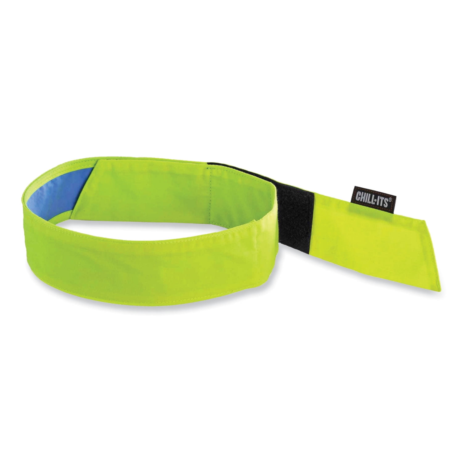 Chill-Its 6705CT Cooling PVA Hook and Loop Bandana Headband, One Size Fits Most, Solid Blue, Ships in 1-3 Business Days Chill-Its 6705CT Cooling PVA Hook and Loop Bandana Headband, One Size Fits Most, Solid Blue, Ships in 1-3 Business Days