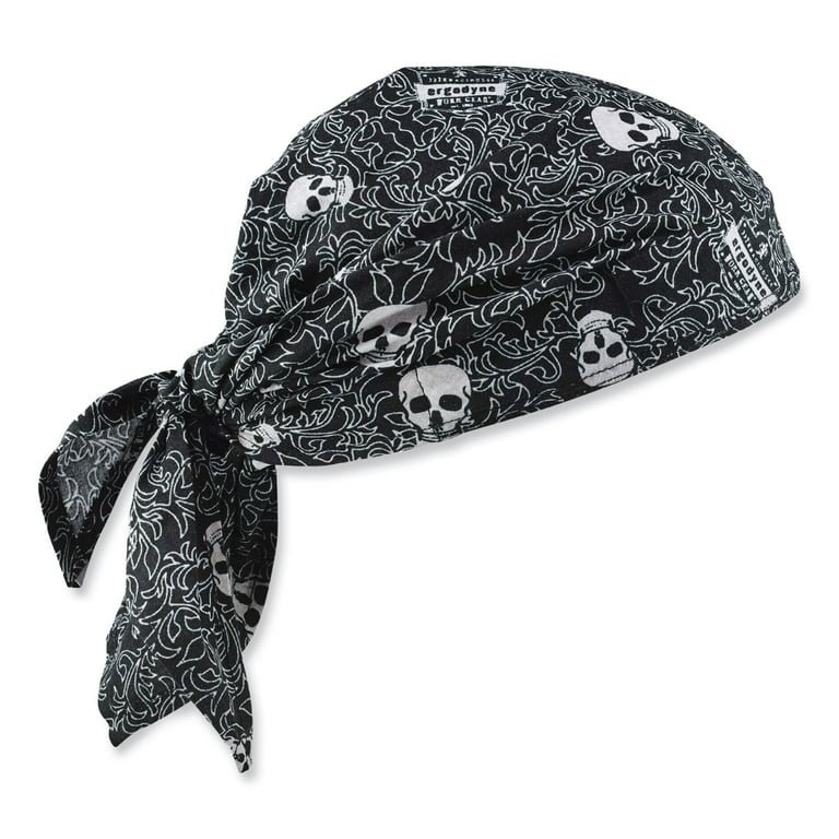 Chill-Its 6710 Cooling Embedded Polymers Tie Bandana Triangle Hat, One Size Fits Most, Black, Ships in 1-3 Business Days Chill-Its 6710 Cooling Embedded Polymers Tie Bandana Triangle Hat, One Size Fits Most, Black, Ships in 1-3 Business Days