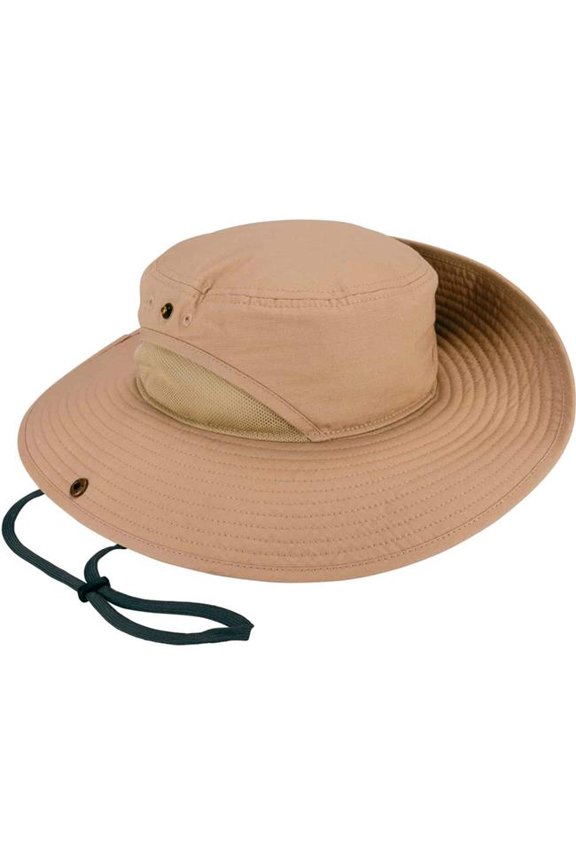Chill-Its 8936 Lightweight Mesh Paneling Ranger Hat, Small/Medium, Khaki