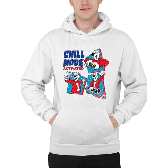 Chill Mode Activated - Fun ICEE Polar-Bear Graphic Men's Hoodie