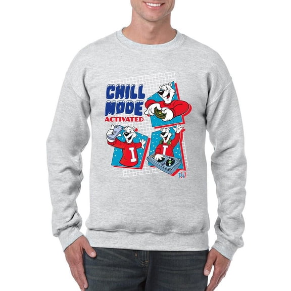 Chill Mode Activated - Fun ICEE Polar-Bear Graphic Men's Sweatshirt