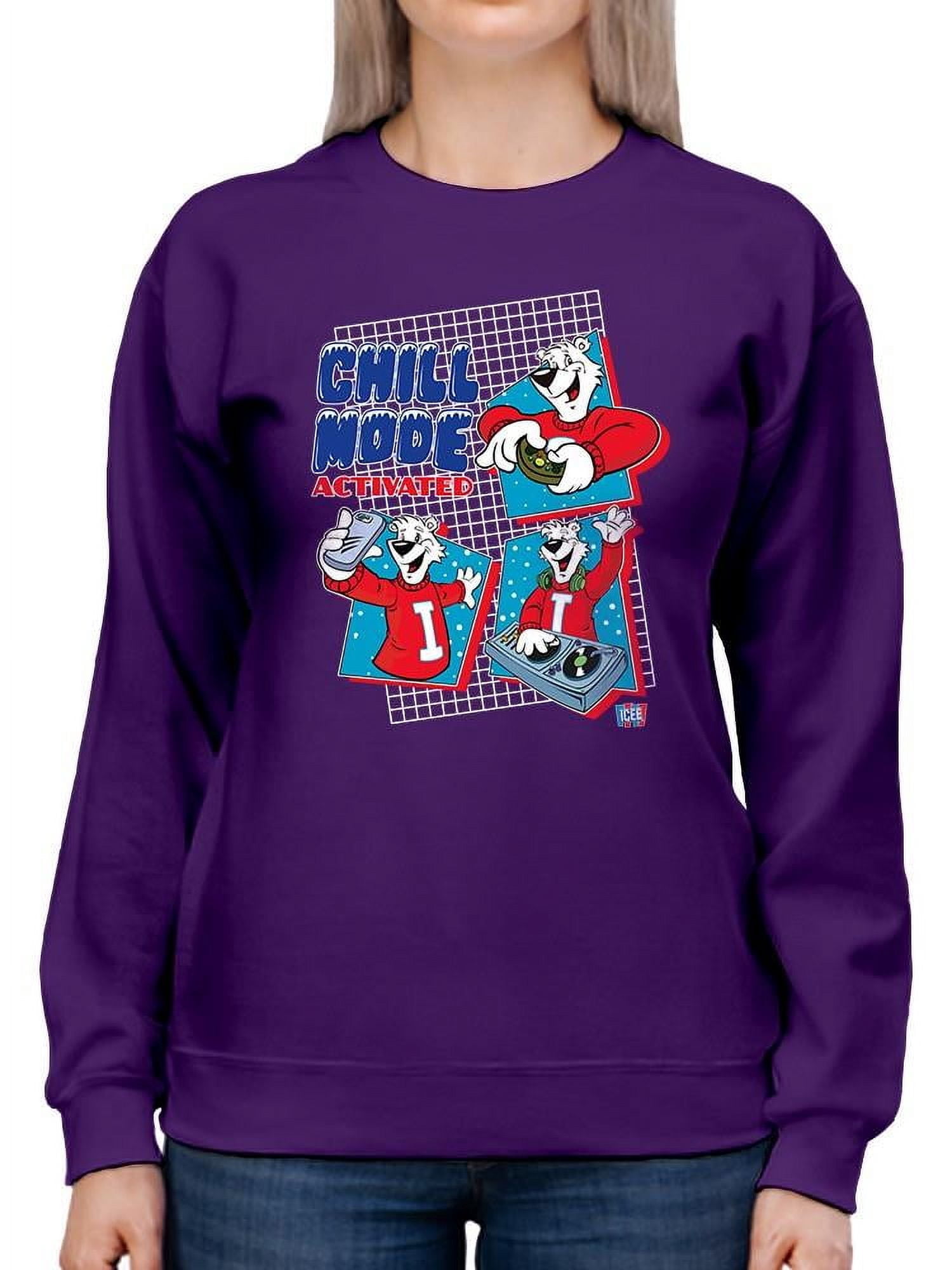 Vintage ICEE Polar Bear Logo Sweatshirt - Retro Fleece Lined Crewneck For Men & Women