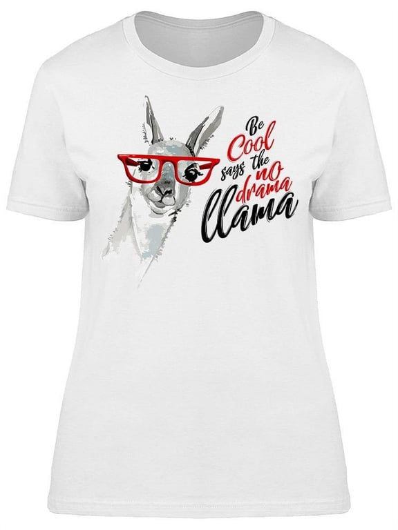 Chill, No Drama Llama Tee Women's -Image by Shutterstock