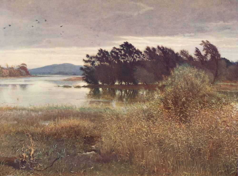 Chill October Great Pictures in Private Galleries 1905 Canvas Art - John E Millais (18 x 24)