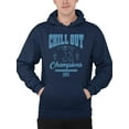 thumbnail image 1 of Chill Out Champions - Cool ICEE Golf Club Design Men's Hoodie, 1 of 4